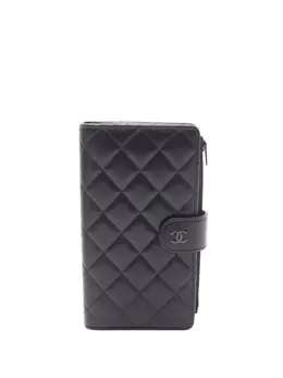 CHANEL Pre-Owned: Чёрный кошелёк 