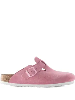 Birkenstock: Розовые сабо  Boston