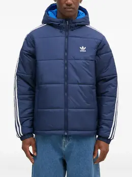 adidas: Голубая куртка 