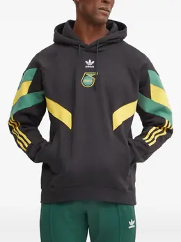adidas: Чёрная толстовка 