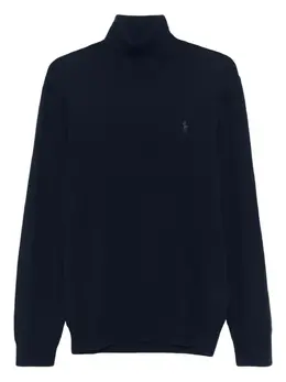 Polo Ralph Lauren: Голубой свитер 