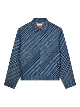 Kenzo: Куртка в полоску 