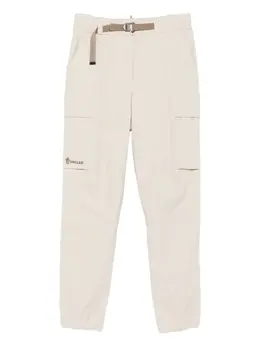 Moncler Grenoble: Бежевые брюки 