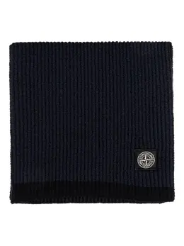 Stone Island: Синий шарф  Compass