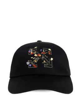 Off-White: Кепка с растительным принтом 