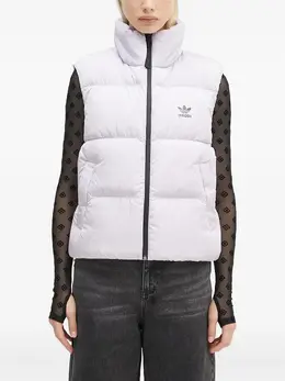 adidas: Белый жилет  Regen