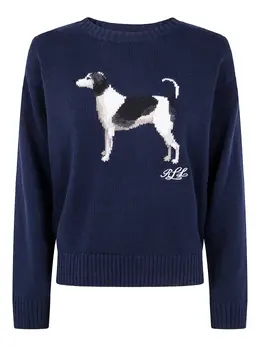 Lauren Ralph Lauren: Синий свитер 