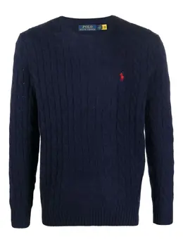 Polo Ralph Lauren: Голубой свитер 