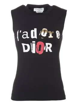 Christian Dior Pre-Owned: Рубашка без рукава 
