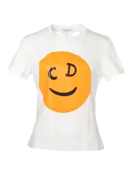 Christian Dior Pre-Owned: Белая футболка 
