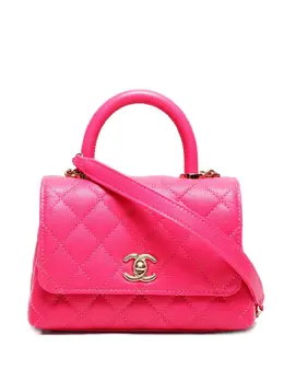 CHANEL Pre-Owned: Розовая сумка 