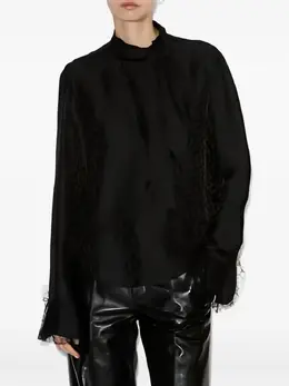 ISABEL MARANT: Блуза с манжетами 
