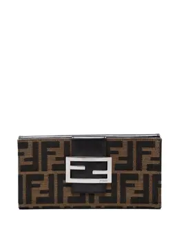 Fendi Pre-Owned: Коричневый кошелёк 
