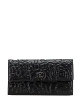 CHANEL Pre-Owned: Чёрный кошелёк 