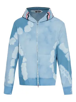 A BATHING APE®: Голубая толстовка 