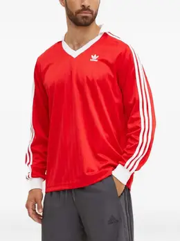 adidas: Красная футболка  Adicolor