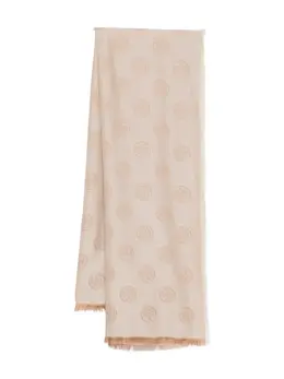 Tory Burch: Шарф с принтом 