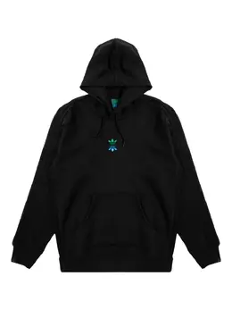 adidas: Чёрная толстовка 