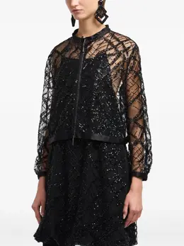 Emporio Armani: Куртка с блёстками 