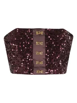 Elisabetta Franchi: Топ с блёстками 