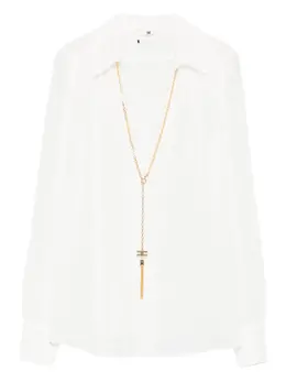 Elisabetta Franchi: Белая рубашка 