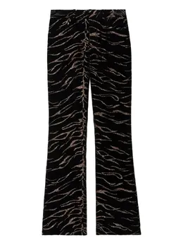 Zadig&Voltaire: Брюки с тигровым принтом 