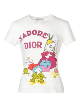 Christian Dior Pre-Owned: Белая футболка 