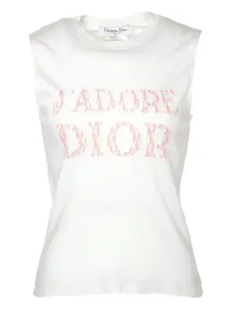 Christian Dior Pre-Owned: Футболка без рукава 