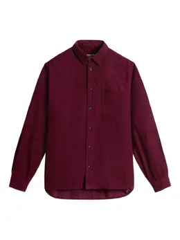 Woolrich: Бордовая рубашка 