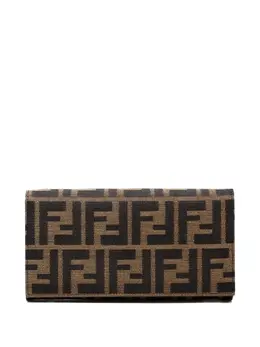 Fendi Pre-Owned: Коричневый кошелёк 