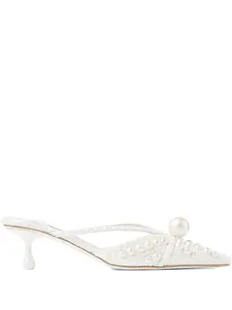 Jimmy Choo: Белые сабо 