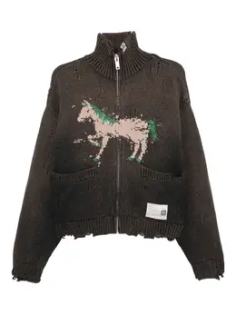Maison MIHARA YASUHIRO: Коричневый кардиган 