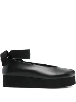 Comme Des Garçons: Чёрные балетки 