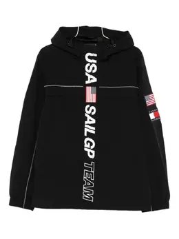 Tommy Hilfiger: Чёрная куртка 
