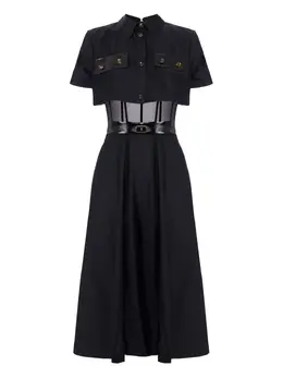 Elisabetta Franchi: Рубашка миди 