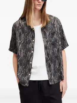 AllSaints: Рубашка с принтом 