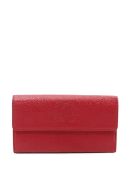CHANEL Pre-Owned: Красный кошелёк 