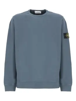 Stone Island: Голубой свитер  Compass