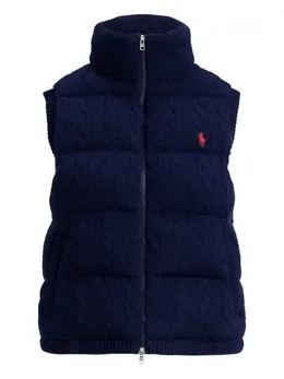 Polo Ralph Lauren: Синий жилет 