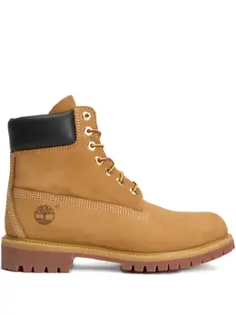 Timberland: Бежевые ботинки 