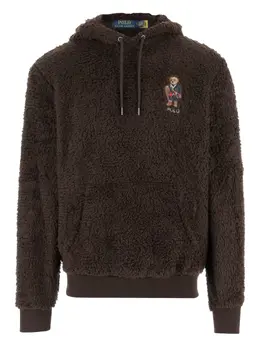 Polo Ralph Lauren: Коричневая толстовка 