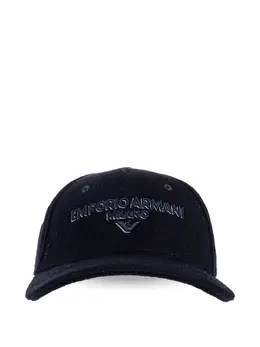 Emporio Armani: Голубая кепка 