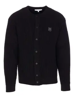 Maison Kitsuné: Чёрный кардиган 