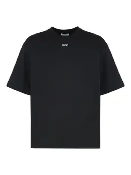 Off-White: Чёрная футболка 