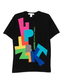 Comme Des Garçons Shirt: Футболка с принтом 