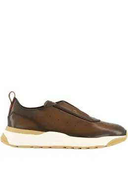 Santoni: Коричневые мокасины 