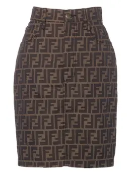 Fendi Pre-Owned: Короткая юбка 