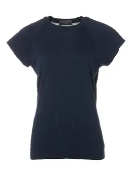 CHANEL Pre-Owned: Рубашка с коротким рукавом 