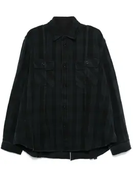 sacai: Зелёная рубашка 