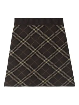 Burberry: Короткая юбка 